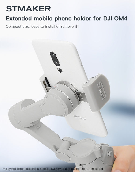 STMAKER Handheld Gimbal Quick Release Magnetic Buckle Clamp Expansion Bracket for DJI OM4