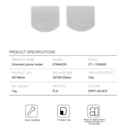 STMAKER Handheld Gimbal Quick Release Magnetic Buckle Clamp Expansion Bracket for DJI OM4