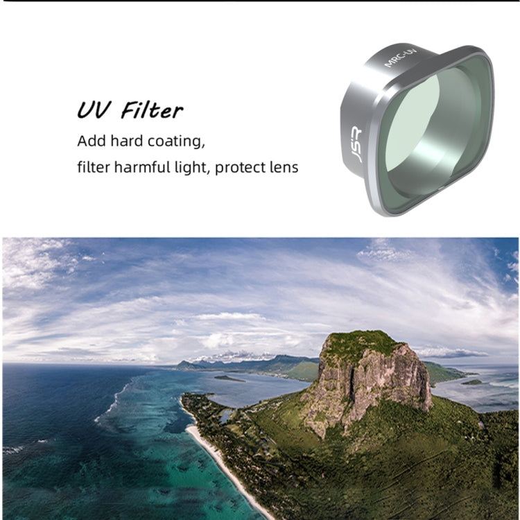 JSR MC UV Lens Filter for DJI FPV, Aluminum Alloy Frame