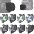 JSR KS 8 in 1 Star+NIGHT+ND8+ND16+ND32+ND64+MCUV+CPL Lens Filter for DJI FPV, Aluminum Alloy Frame - free shipping - PMC TechLife - Order now!