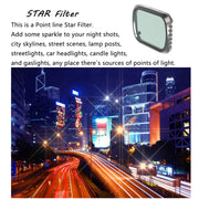 JSR KS STAR Effect  Lens Filter for DJI Air 2S, Aluminum Frame