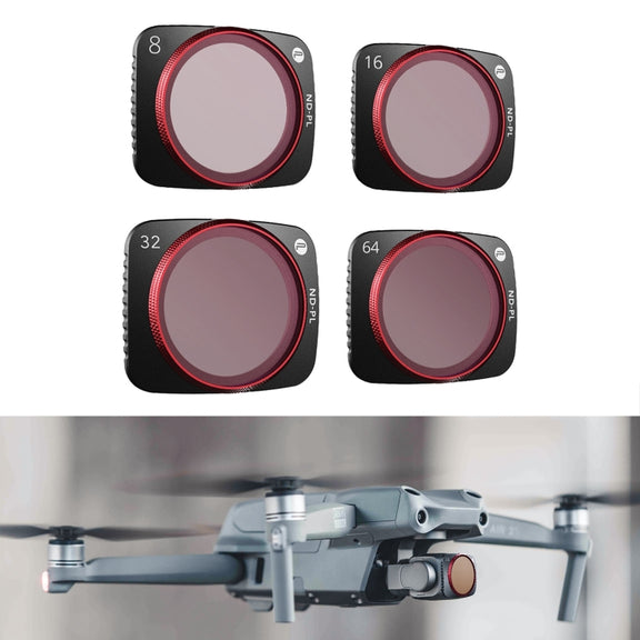 PGYTECH P-16B-063 4 in 1 NDPL8+NDPL16+NDPL32+NDPL64 Lens Filter Kits for DJI Air 2S