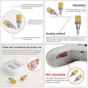 RCSTQ Two-color Retractable Thumb Rocker Joystick for DJI FPV Combo Drone Remote Control