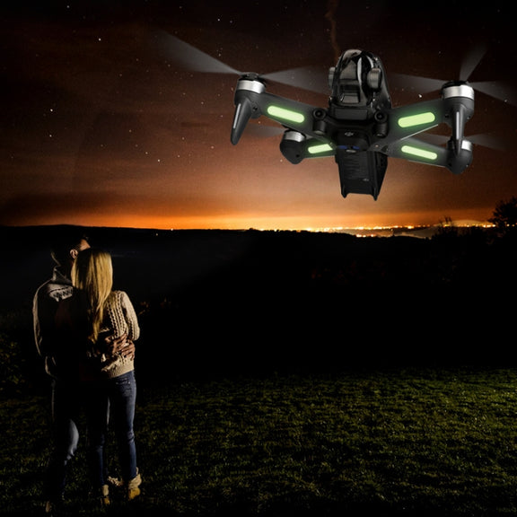 RCSTQ 2 PCS Luminous Sticker Night Flight Sticker for DJI FPV Drone