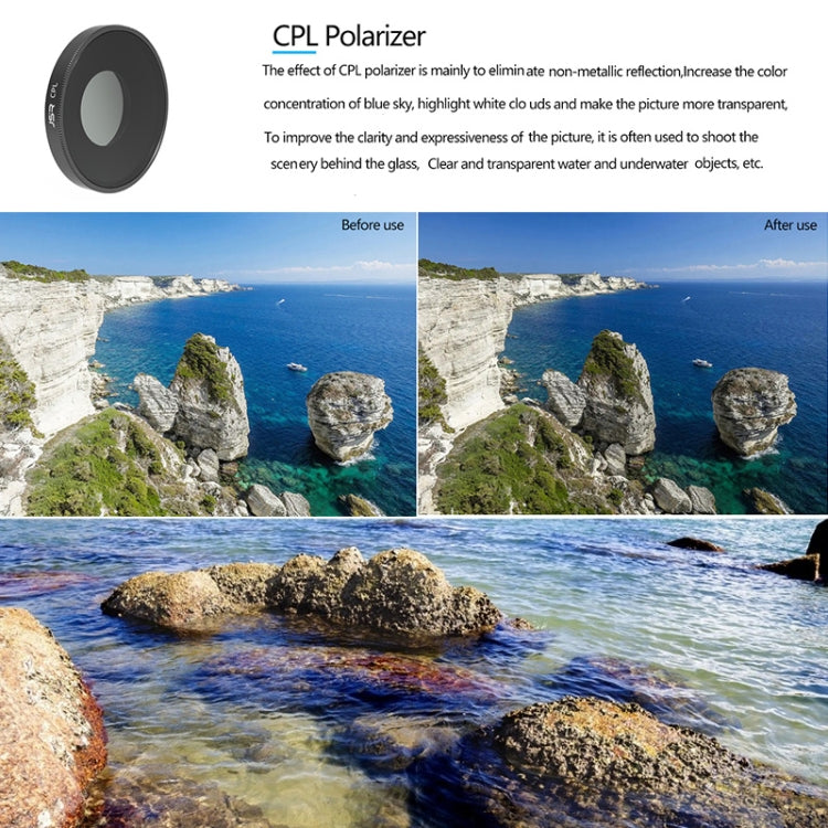 JSR CPL Lens Filter For DJI Osmo Action 3