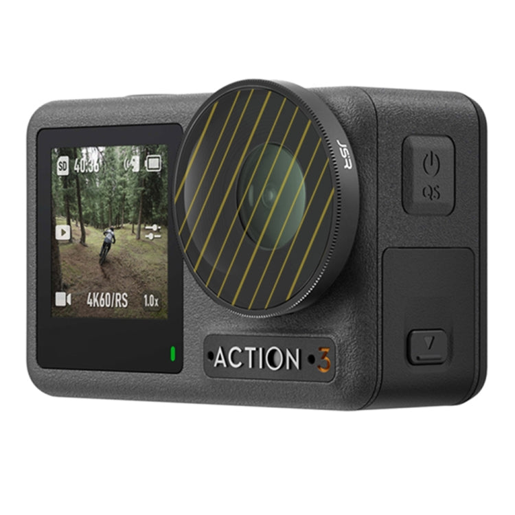 JSR Streak Drawing Lens Filter For DJI Osmo Action 3(Gold)