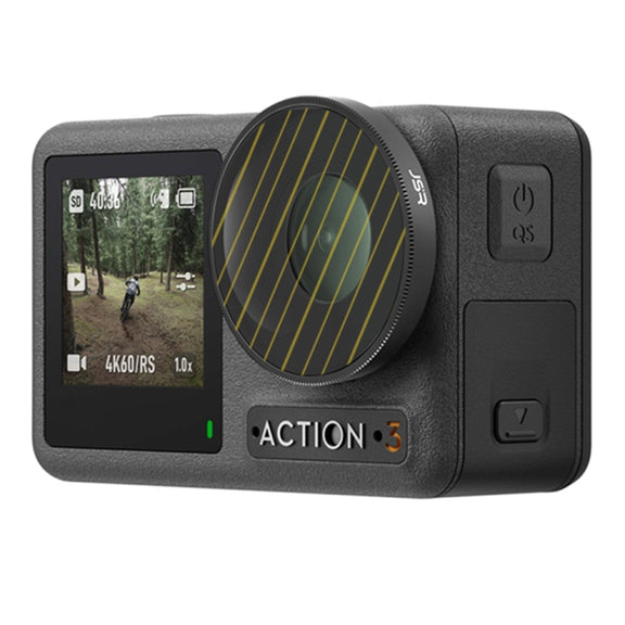 JSR Streak Drawing Lens Filter For DJI Osmo Action 3(Gold)