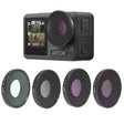 JSR 4 in 1 UV CPL ND16 ND32 Lens Filter For DJI Osmo Action 3 - free shipping - PMC TechLife - Order now!