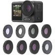 JSR 8 in 1 Streak Blue CPL ND8 ND16 ND32 ND64 STAR NIGHT Lens Filter For DJI Osmo Action 3 - free shipping - PMC TechLife - Order now!