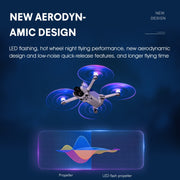For DJI Mini 4 Pro / Mavic Mini 3 Pro STARTRC 2 Pairs Color LED Flash Lamp Low Noise Propellers (Transparent)