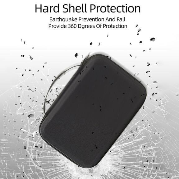 For DJI Osmo Action 3 Carrying Storage Case Bag,Size: 21.5 x 29.5 x 10cm(Black)
