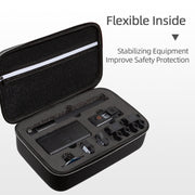 For DJI Osmo Action 3 Carrying Storage Case Bag,Size: 21.5 x 29.5 x 10cm(Black)
