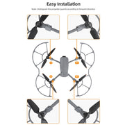 For DJI Air 3 Sunnylife KC680 Drone Propeller Protective Guard Anti-collision Ring (Grey)