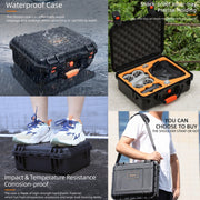 For DJI Neo Sunnylife Safety Carrying Case Large Capacity Water-resistant Shock-proof Hard Travel Case (Black)