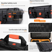 For DJI Neo Sunnylife Safety Carrying Case Large Capacity Water-resistant Shock-proof Hard Travel Case (Black)