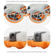 For DJI Neo Sunnylife Butterfly Storage Box Anti-collision Anti-scratch Protection Case (Orange)