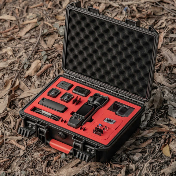 For DJI Osmo Pocket 3 STARTRC Water-resistant PP Full Kit Suitcase Storage Box (Black)