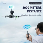 STARTRC Drone Megaphone Wireless Portable Speaker 3KM Control for DJI Mavic / Air / Mini Series (Black)