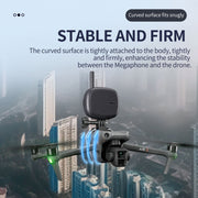 STARTRC Drone Megaphone Wireless Portable Speaker 3KM Control for DJI Mavic / Air / Mini Series (Black)