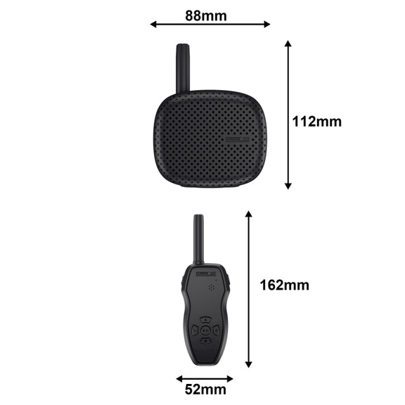 STARTRC Drone Megaphone Wireless Portable Speaker 3KM Control for DJI Mavic / Air / Mini Series (Black)