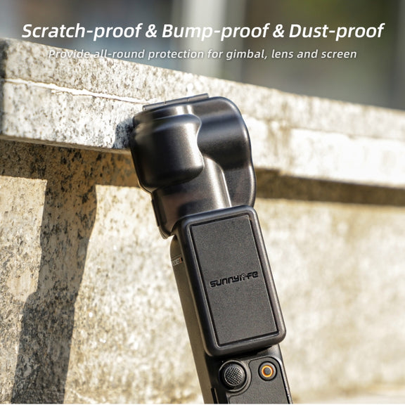 For DJI OSMO Pocket 3 Sunnylife Integrated Gimbal Cover Camera Protector (Black)