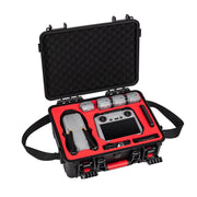 For DJI Air 3S STARTRC Water-resistant ABS Suitcase Storage Box (Black)
