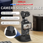 For DJI Osmo Pocket 3 STARTRC Silicone Desktop Base Bracket (Black)