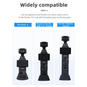 For DJI Osmo Pocket 3 STARTRC Silicone Desktop Base Bracket (Black)