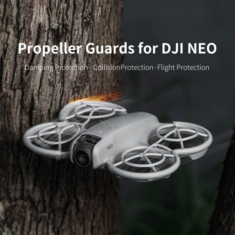 For DJI Neo STARTRC Drone Propeller Protective Guard Anti-collision Ring (Grey)