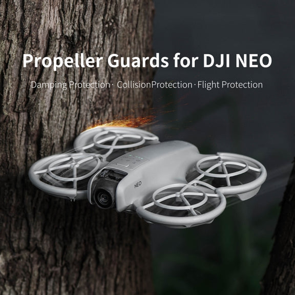 For DJI Neo STARTRC Drone Propeller Protective Guard Anti-collision Ring (Grey)