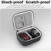For DJI Osmo Action 5 Pro / 4 / 3 Sunnylife Portable Carrying Case Mini Standard Combo Bag (Orange)