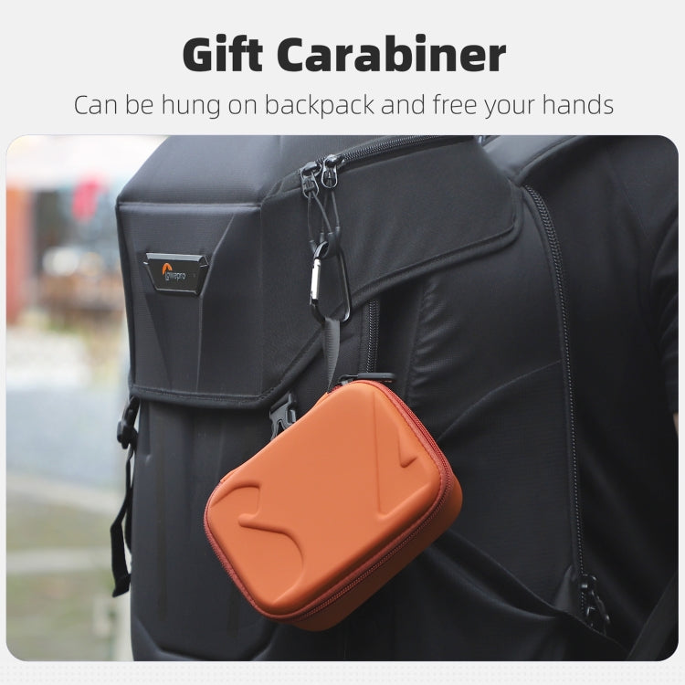 For DJI Osmo Action 5 Pro / 4 / 3 Sunnylife Portable Carrying Case Mini Standard Combo Bag (Orange)