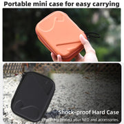 For DJI Osmo Action 5 Pro / 4 / 3 Sunnylife Portable Carrying Case Mini Standard Combo Bag (Orange)