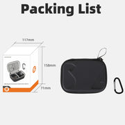 For DJI Osmo Action 5 Pro / 4 / 3 Sunnylife Portable Carrying Case Mini Standard Combo Bag (Black)