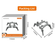 For DJI Air 3S / 3 Sunnylife Landing Gear Extensions Heightened Spider Gears Support Leg (Orange)