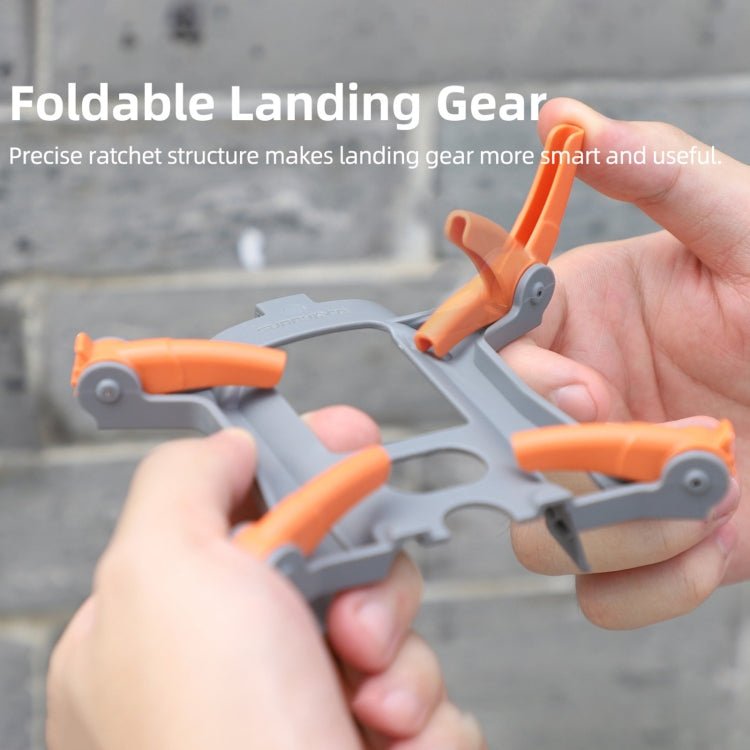 For DJI Air 3S / 3 Sunnylife Landing Gear Extensions Heightened Spider Gears Support Leg (Orange)