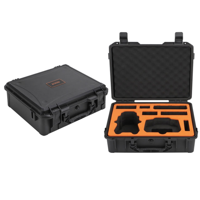 For DJI Air 3S / 3 Sunnylife Safety Carrying Case Large Capacity Water-resistant Shock-proof Hard Travel Case (Black)