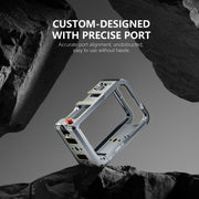 For DJI Osmo Action 5 Pro STARTRC Metal Cage Expansion Adapter Frame with Cold Shoe (Grey)