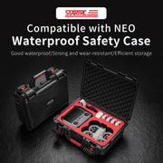 For DJI Neo / RC2 / RC-N3 STARTRC Water-resistant PP Suitcase Shoulder Storage Box (Black)