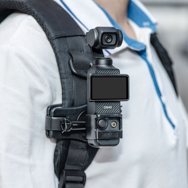 For DJI OSMO Pocket 3 STARTRC Expansion Bracket Fixed Plastic Frame (Black)