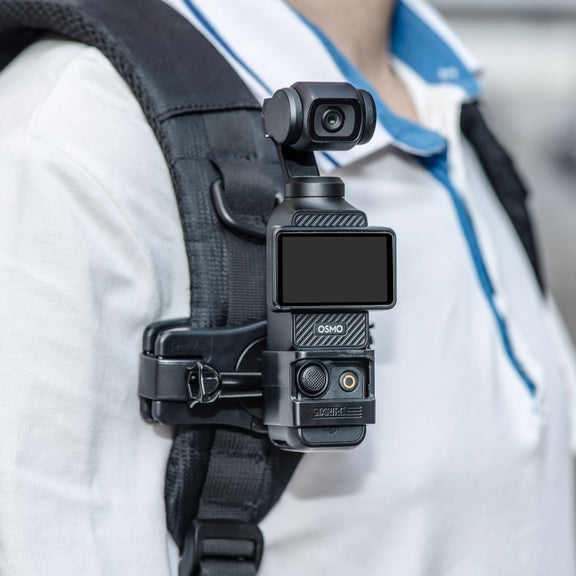 For DJI OSMO Pocket 3 STARTRC Expansion Bracket Fixed Plastic Frame (Black)