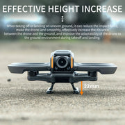 For DJI AVATA 2 STARTRC Folding Heightened Landing Gear Training Rack (Black)