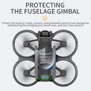 For DJI AVATA 2 STARTRC Folding Heightened Landing Gear Training Rack (Black)