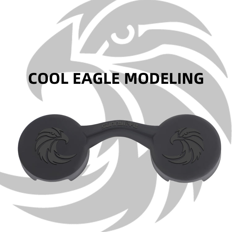 For DJI Goggles 2 / Goggles 3 Lens Cover Dust-proof VR Lens Silicone Case Soft Protector (Black)