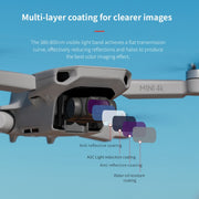 For DJI Mini 4K / Mini 2 SE / Mini 2 STARTRC 4 in 1 ND8 ND16 ND32 ND64 Lens Filter