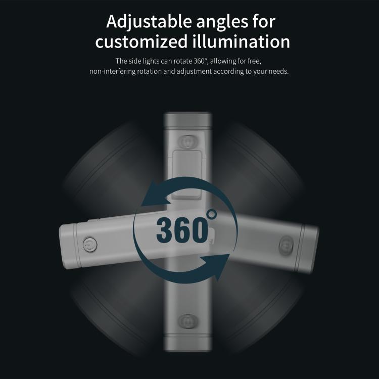 For DJI Mini 4 Pro STARTRC Night Navigation Searchlight LED Flashlight Rechargeable Refill Lighting Signal Light (Grey)