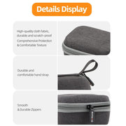 For DJI Mic Mini Sunnylife Portable Protective Box Storage Bag (Black)