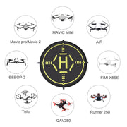 STARTRC RC Drone Quadcopter Portable Parking Apron Fast-fold Landing Parking Pad for DJI Mavic Mini / Mavic Air 2, Diameter: 56cm