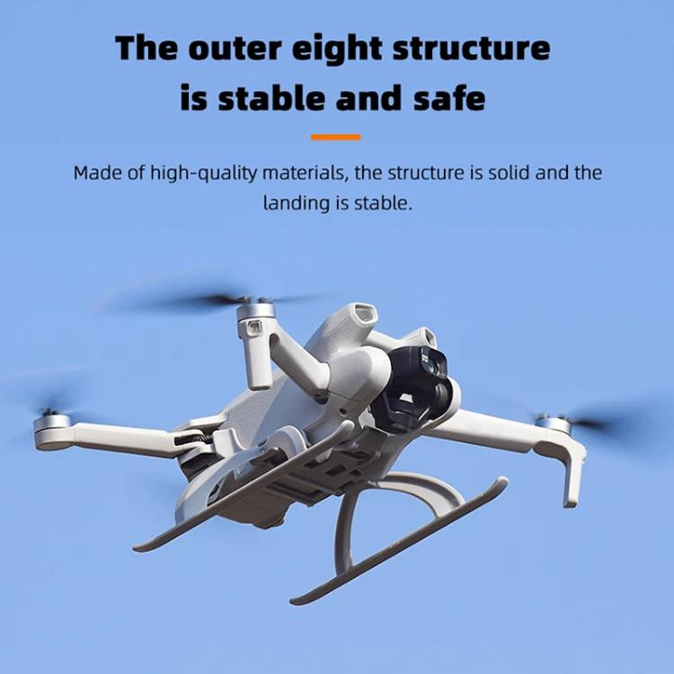 For DJI Mini 3 / 3 Pro BRDRC Folding Heightened Landing Gear Training Rack (Grey)