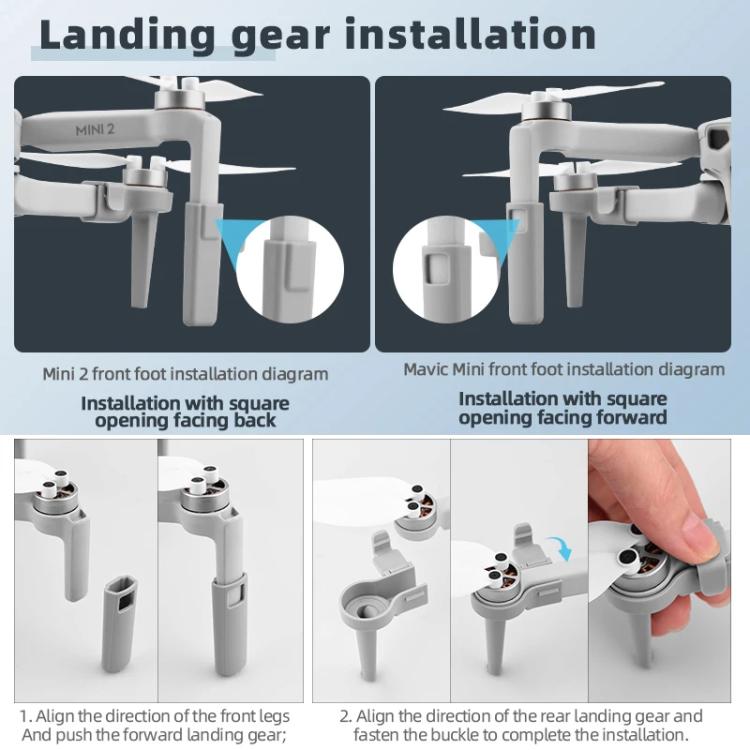For DJI Mini 2 / Mavic Mini Air-Dropping System Thrower Parabolic (Grey)